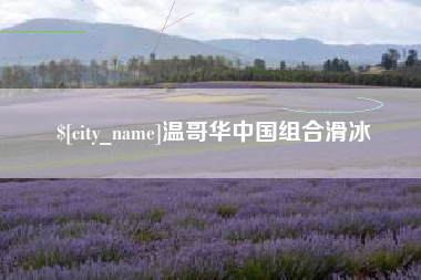 灯塔温哥华中国组合滑冰