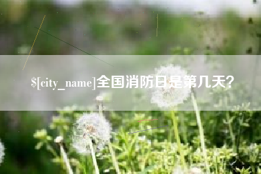 灯塔全国消防日是第几天？