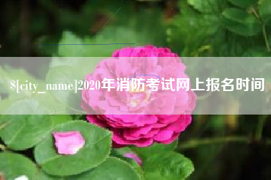 灯塔2020年消防考试网上报名时间