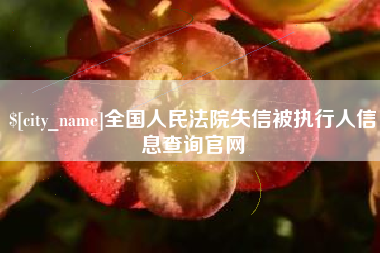 灯塔全国人民法院失信被执行人信息查询官网