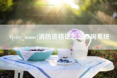 灯塔消防资格证怎么查询系统