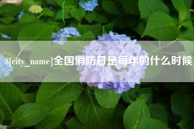 灯塔全国消防日是每年的什么时候
