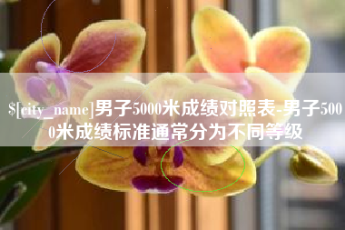 灯塔男子5000米成绩对照表-男子5000米成绩标准通常分为不同等级