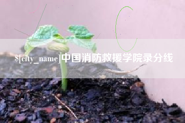 灯塔中国消防救援学院录分线