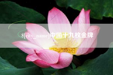 灯塔中国十九枚金牌