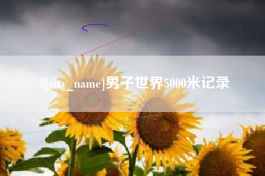 灯塔男子世界5000米记录