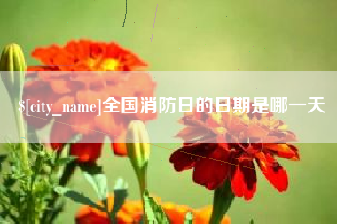 灯塔全国消防日的日期是哪一天