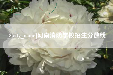 灯塔河南消防学校招生分数线