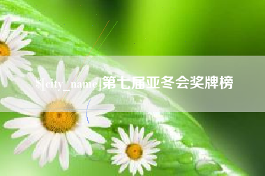 灯塔第七届亚冬会奖牌榜