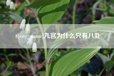 灯塔九宫为什么只有八卦