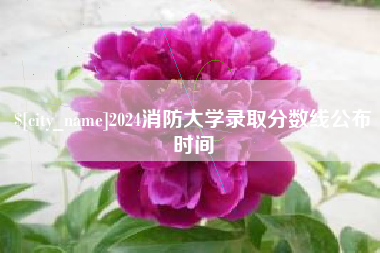 灯塔2024消防大学录取分数线公布时间