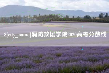 灯塔消防救援学院2020高考分数线