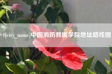 灯塔中国消防救援学院地址路线图