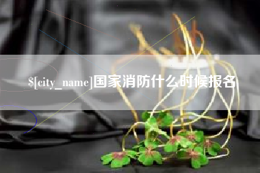灯塔国家消防什么时候报名