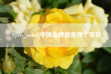 灯塔中国金牌都是哪个项目