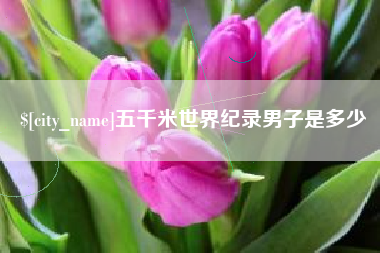 灯塔五千米世界纪录男子是多少