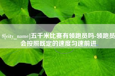 灯塔五千米比赛有领跑员吗-领跑员会按照既定的速度匀速前进