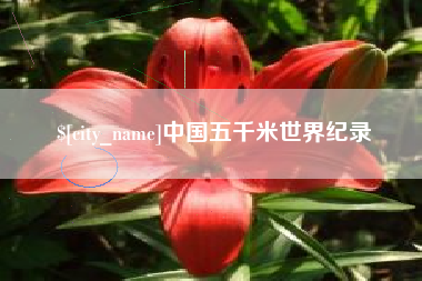 灯塔中国五千米世界纪录
