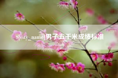 灯塔男子五千米成绩标准