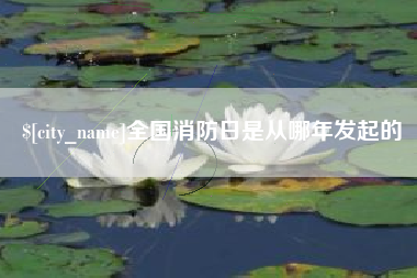 灯塔全国消防日是从哪年发起的
