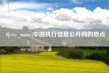 灯塔中国执行信息公开网的地点